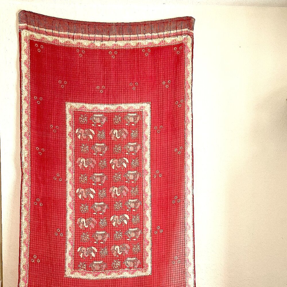 Marbella Indian Silk Scarf (70" X 35")